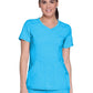 Women's 4-Pocket Mock Wrap Top - 2625A - Turquoise