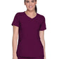 Women's 4-Pocket Mock Wrap Top - 2625A - Wine