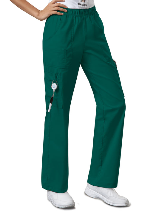 Women's Mid Rise Pull-On Cargo Pant - 4005 - Hunter