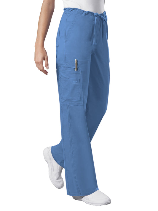 Unisex 5-Pocket Drawstring Cargo Pant - 4043 - Ciel
