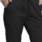 Women's Mid Rise Drawstring Cargo Pant - 4044 - Black