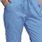 Women's Mid Rise Drawstring Cargo Pant - 4044 - Ciel