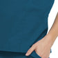 Women's 2-Pocket V-Neck Top - 4700 - Caribbean Blue