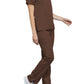 Women's 2-Pocket V-Neck Top - 4700 - Chocolate
