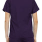 Women's 2-Pocket V-Neck Top - 4700 - Eggplant