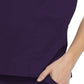 Women's 2-Pocket V-Neck Top - 4700 - Eggplant