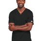 Unisex 2-Pocket V-Neck Top - 4725 - Black