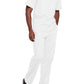 Unisex 2-Pocket V-Neck Top - 4725 - White