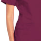 Women's 3-Pocket V-Neck Top - 4727 - Wine