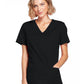 Women's 3-Pocket Mock Wrap Top - 4728 - Black