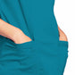 Women's 3-Pocket Mock Wrap Top - 4728 - Caribbean Blue