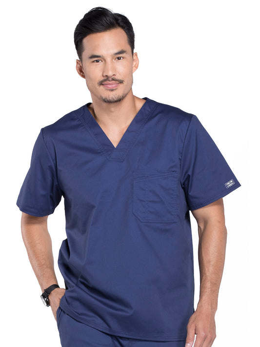 Men's Tuckable V-Neck Top - 4743 - Navy