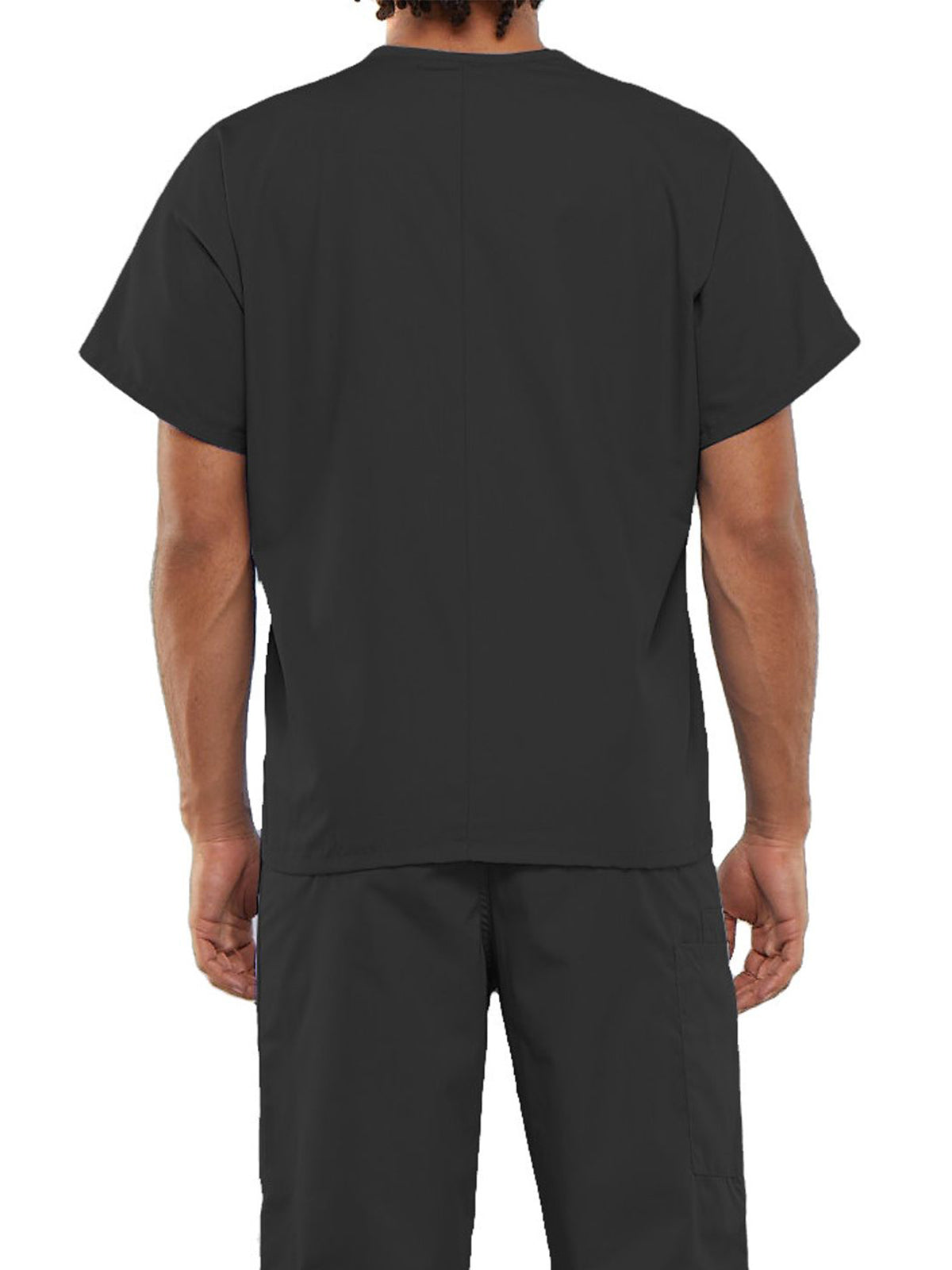 Unisex 1-Pocket V-Neck Top - 4777 - Pewter