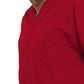 Unisex 1-Pocket V-Neck Top - 4777 - Red