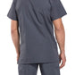 Unisex 3-Pocket V-Neck Top - 4876 - Pewter