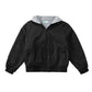 Unisex Zip Front Bomber Jacket - 53404 - Black