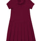 Girls' Pique Polo Dress for Youth - 54122 - Burgundy
