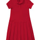 Girls' Pique Polo Dress for Youth - 54122 - Red