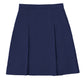 Junior Girls' Longer Length Kick Pleat Skirt - 55794 - Dark Navy