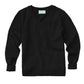 Adult Unisex Long Sleeve V-Neck Sweater - 56704 - Black