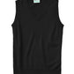 Adult Unisex V-Neck Sweater Vest - 56914 - Black