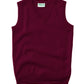 Adult Unisex V-Neck Sweater Vest - 56914 - Burgundy
