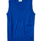 Adult Unisex V-Neck Sweater Vest - 56914 - Royal