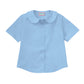 Girls' Short Sleeve Peter Pan Blouse - 57552 - Blue
