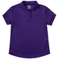 Girls' Short Sleeve Moisture Wicking Polo - 58632 - Dark Purple