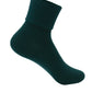 Girls/Junior Triple Roll Socks 3-PK - 5HF111 - Hunter Green