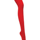 Junior Girls' Cable Knit Tights - 5HF302 - Red