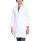 Women's Four-Pocket 37" Full-Length Lab Coat - 82401 - White