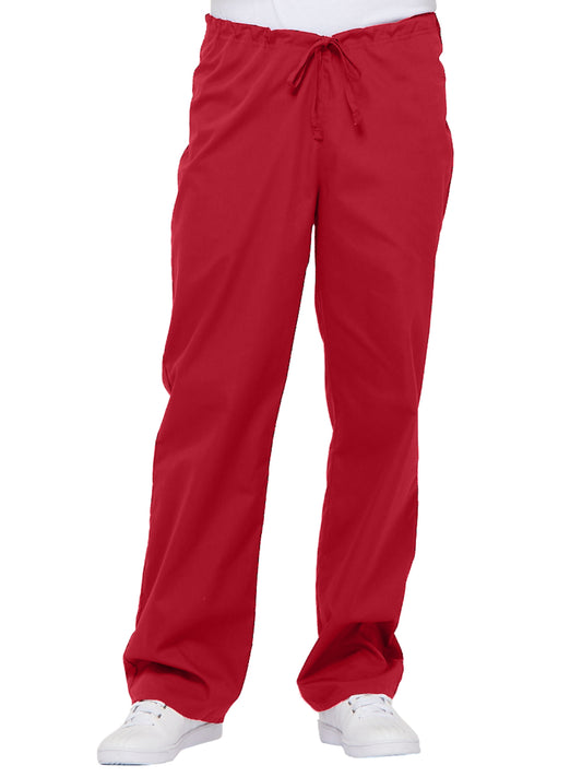 Unisex 1-Pocket Drawstring Pant - 83006 - Red