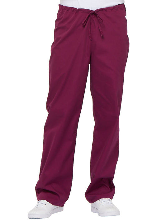 Unisex 1-Pocket Drawstring Pant - 83006 - Wine
