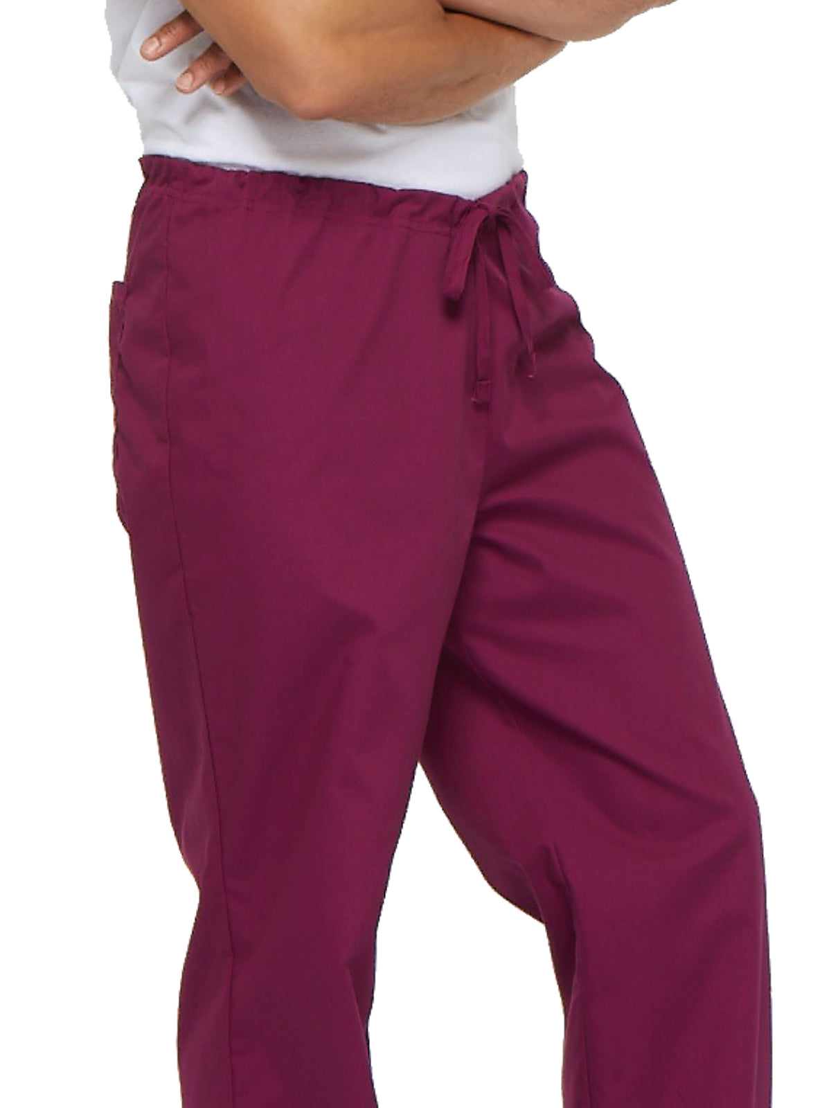 Unisex 1-Pocket Drawstring Pant - 83006 - Wine