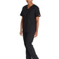 Unisex 1-Pocket Tuckable V-Neck Top - 83706 - Black