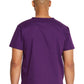 Unisex 1-Pocket Tuckable V-Neck Top - 83706 - Eggplant