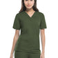 Unisex 1-Pocket Tuckable V-Neck Top - 83706 - Olive