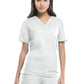 Unisex 1-Pocket Tuckable V-Neck Top - 83706 - White