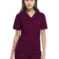 Unisex 1-Pocket Tuckable V-Neck Top - 83706 - Wine