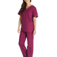 Unisex 1-Pocket Tuckable V-Neck Top - 83706 - Wine