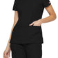 Women's 6-Pocket V-Neck Top - 85906 - Black