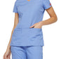Women's 6-Pocket V-Neck Top - 85906 - Ciel