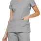 Women's 6-Pocket V-Neck Top - 85906 - Grey