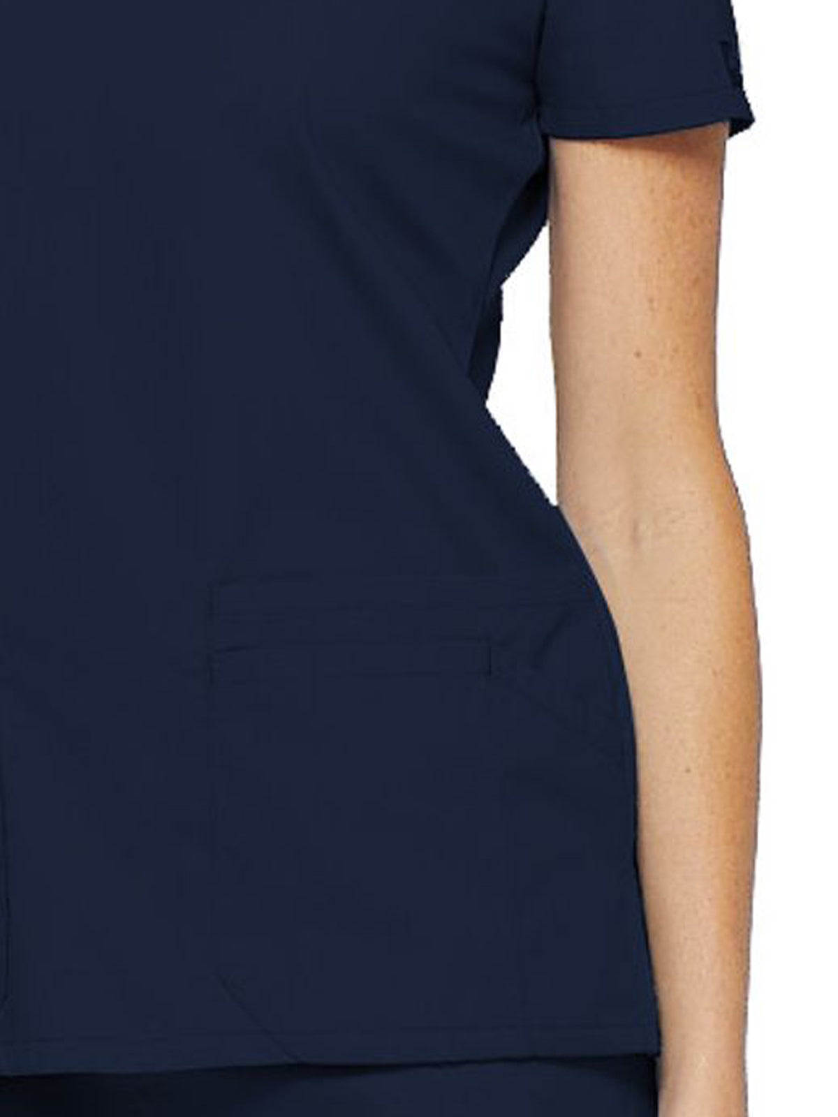 Women's 6-Pocket V-Neck Top - 85906 - Navy