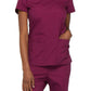 Women's 6-Pocket V-Neck Top - 85906 - Wine