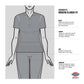 Women's Natural Rise Tapered Leg Pull-On Pant - 86106 - Grey