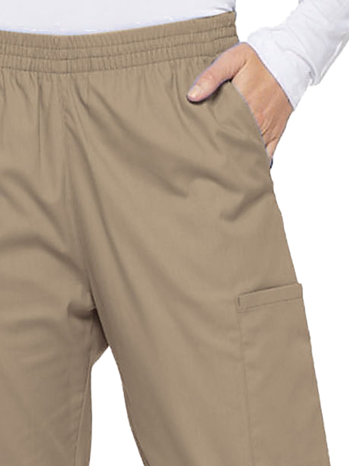 Women's Natural Rise Tapered Leg Pull-On Pant - 86106 - Dark Khaki