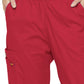 Women's Natural Rise Tapered Leg Pull-On Pant - 86106 - Red