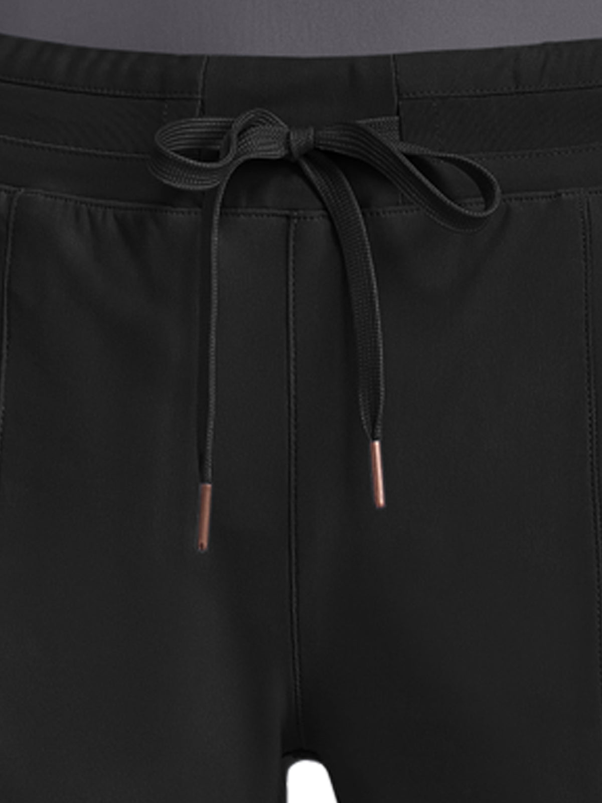 Women's 5-Pocket Trouser Leg Pant - CK026 - Black